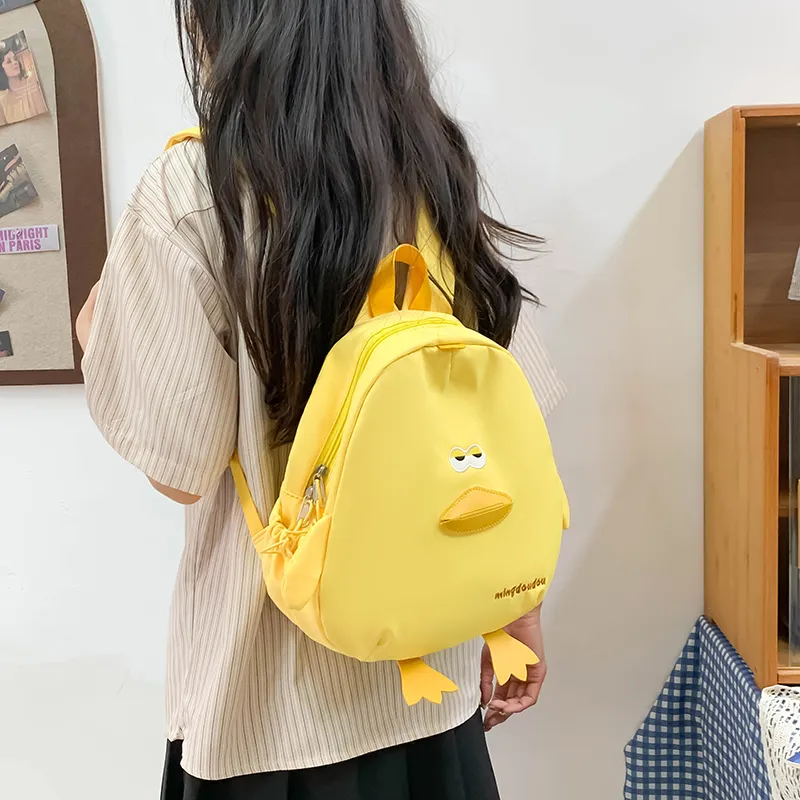 HCXK Nylon Backpack Women's Ecru/Black/Pink/Yellow-10
