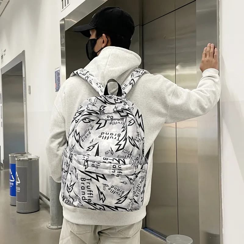HCXK Nylon Backpack Regular Unisex Multicolor-16