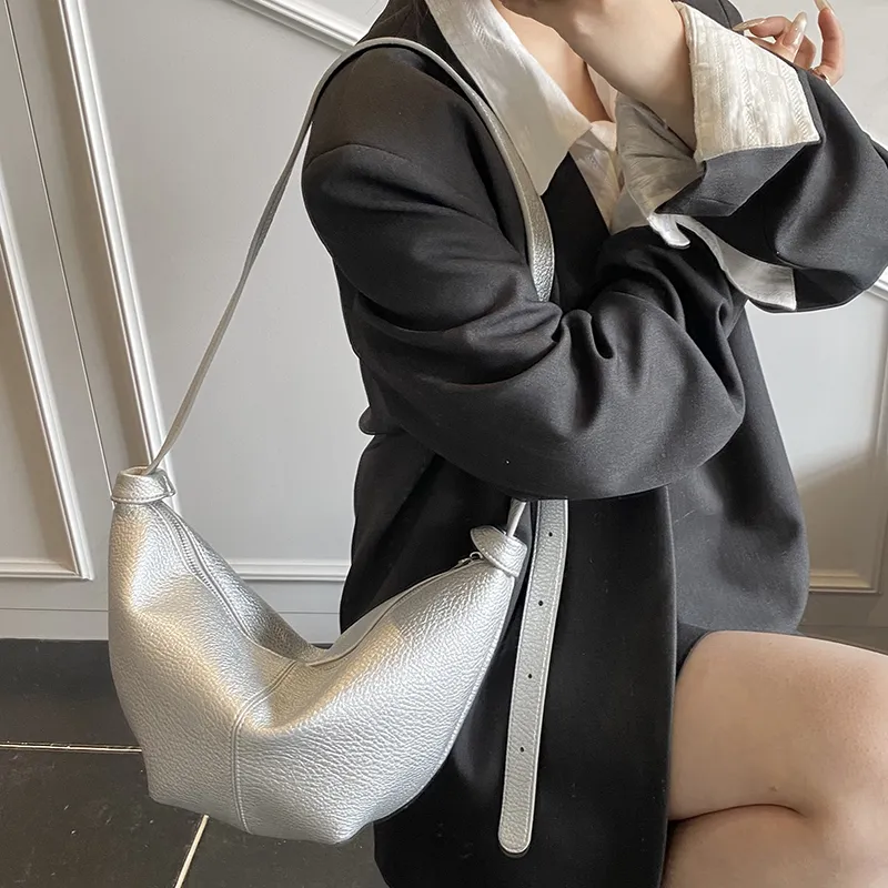HCXK PU Dumpling Bag Shoulder Bag Women's Multicolor-10