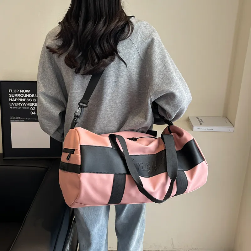 HCXK Fabric Travel Bag Unisex Multicolor-22