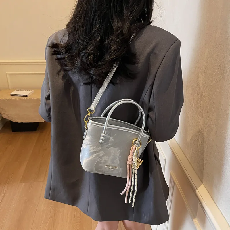 HCXK PU Shoulder Bag Crossbody Bag Casual Korean Style Bucket Bag Handbag Regular Women's Multicolor-11