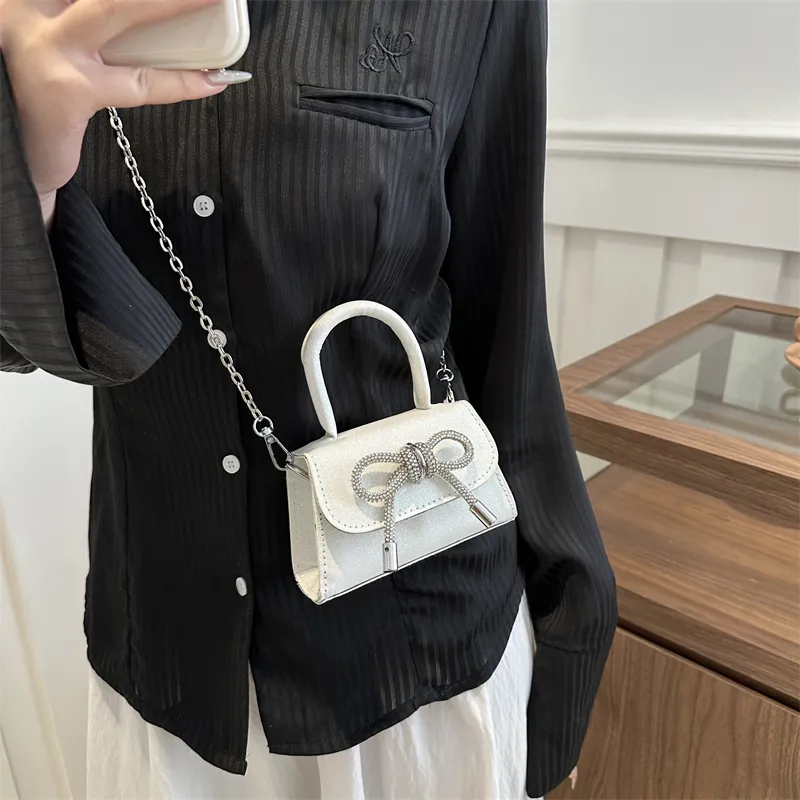 HCXK PC Crossbody Bag Shoulder Bag Regular Women's White Silver Black/Rose Red/Green-5