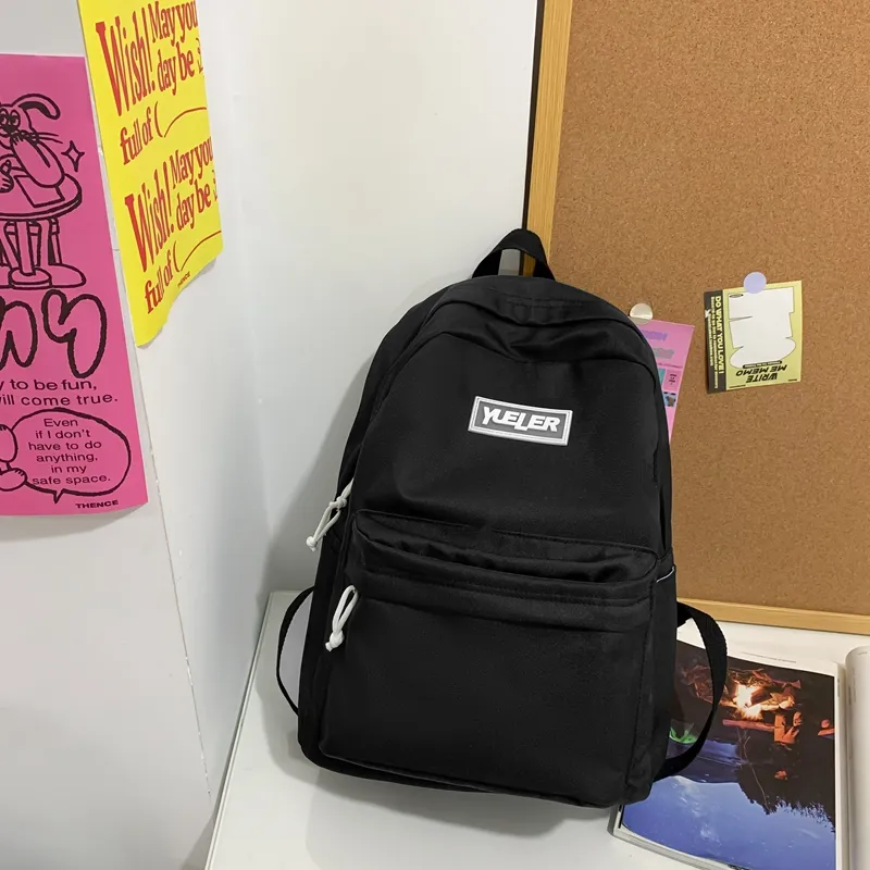 HCXK Nylon Backpack Unisex White/Black/Green/Blue/Pink-2