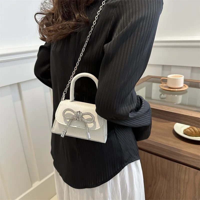 HCXK PC Crossbody Bag Shoulder Bag Regular Women's White Silver Black/Rose Red/Green-2