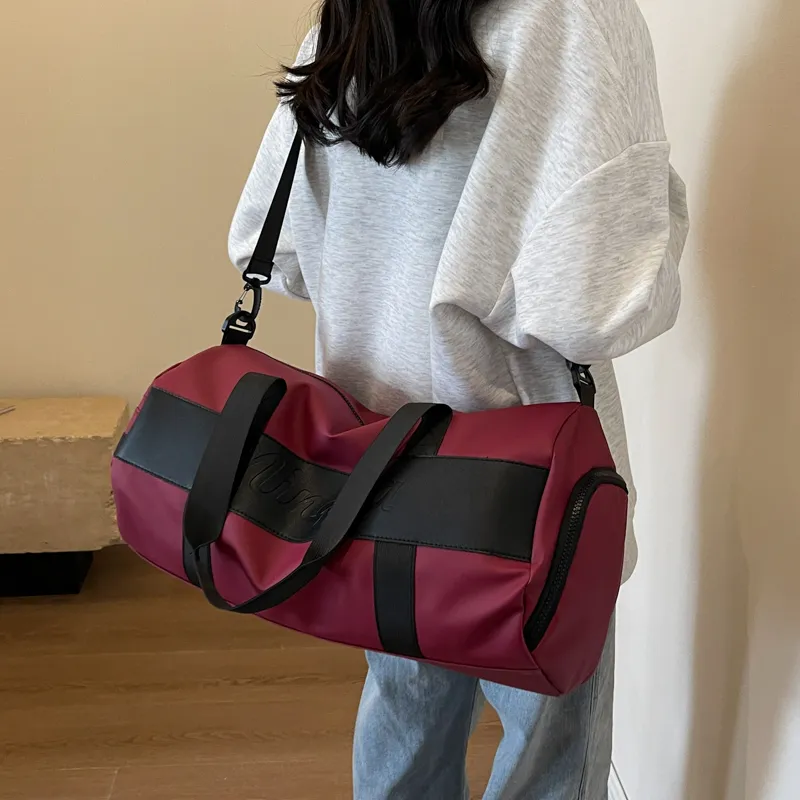 HCXK Fabric Travel Bag Unisex Multicolor-25