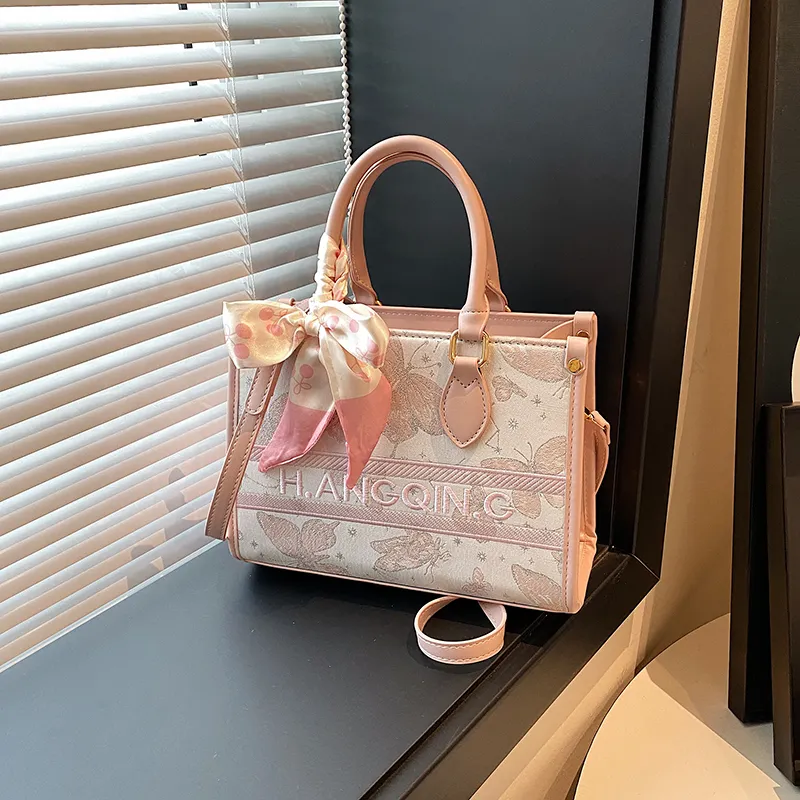 HCXK PU Casual Lightweight Shopping Bag, Shoulder Bag, Crossbody Bag, Handbag Regular Unisex Pink-7