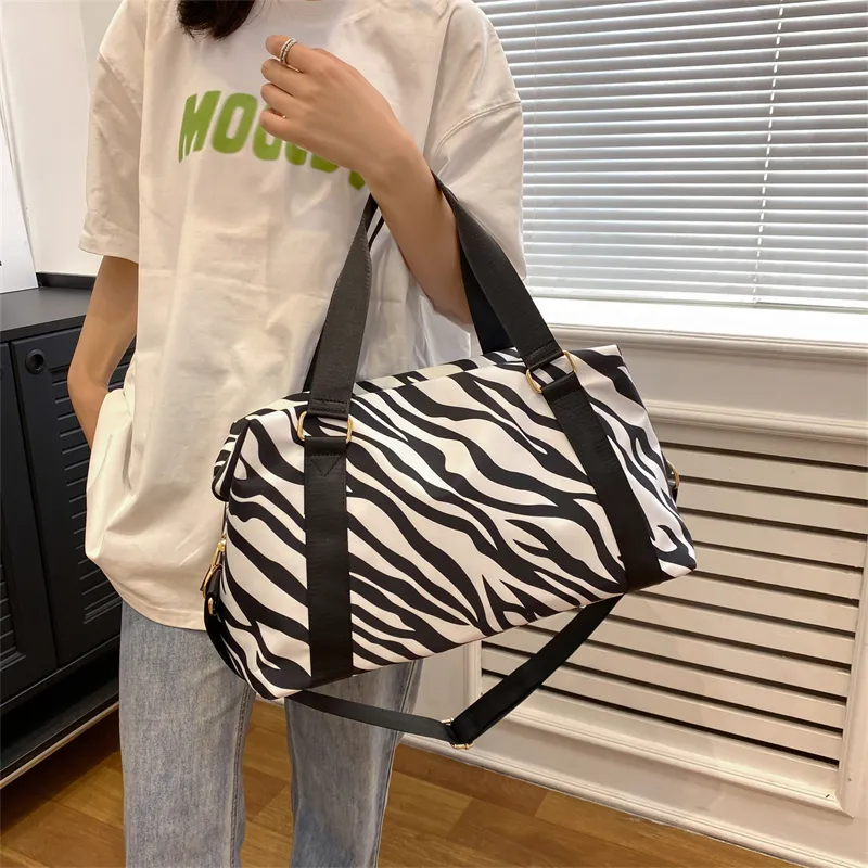 HCXK Oxford One Shoulder Travel Bag Unisex Multicolor-19