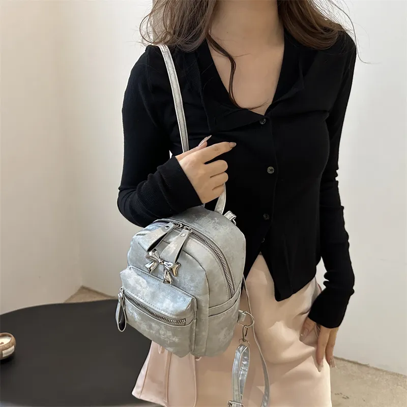 HCXK PU Backpack Women's Multicolor-20