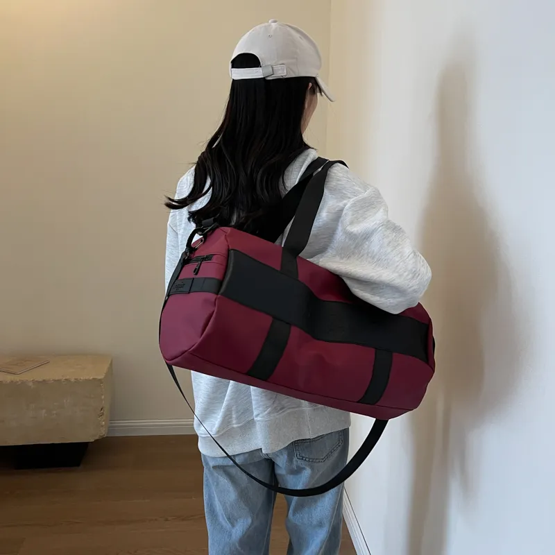 HCXK Fabric Travel Bag Unisex Multicolor-29