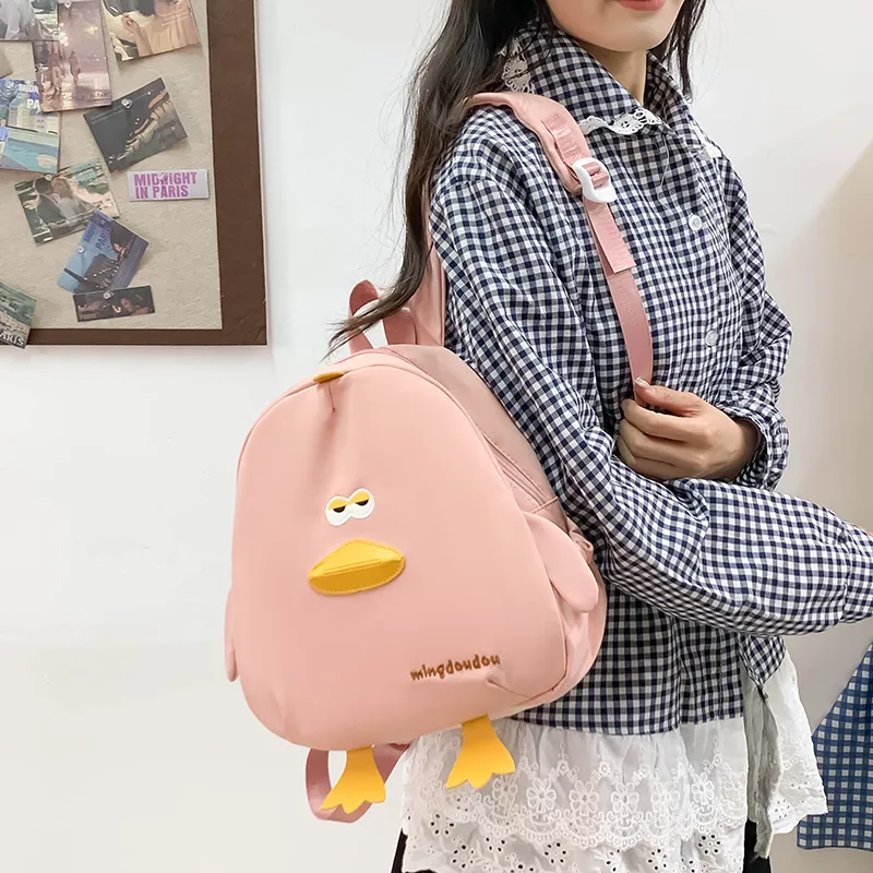 HCXK Nylon Backpack Women's Ecru/Black/Pink/Yellow-2