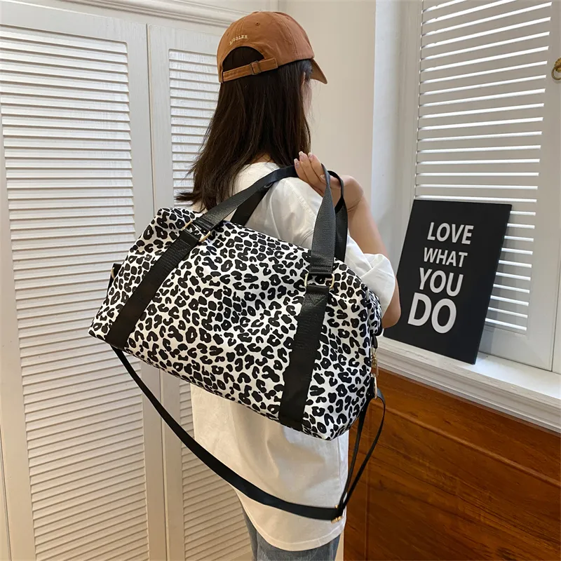 HCXK Oxford One Shoulder Travel Bag Unisex Multicolor-26