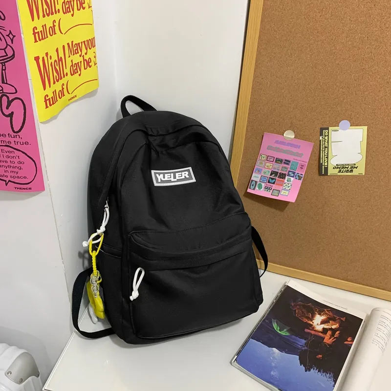 HCXK Nylon Backpack Unisex White/Black/Green/Blue/Pink-1