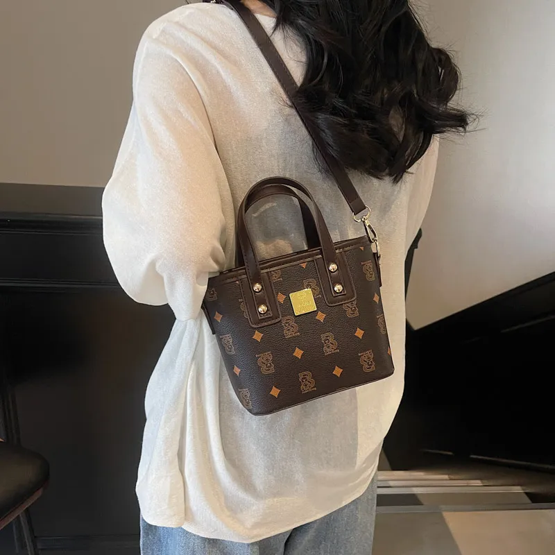 HCXK PU Shoulder Bag, Crossbody Bag, Handbag Women's Coffee/Brown/Black/Pink-1