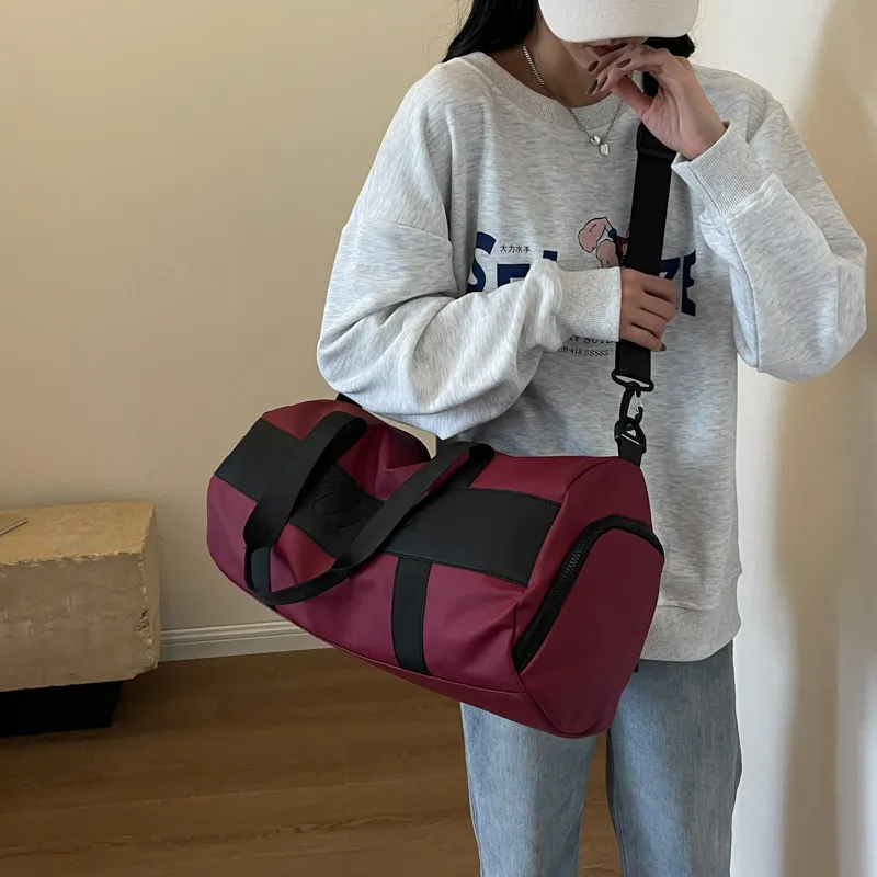 HCXK Fabric Travel Bag Unisex Multicolor-26