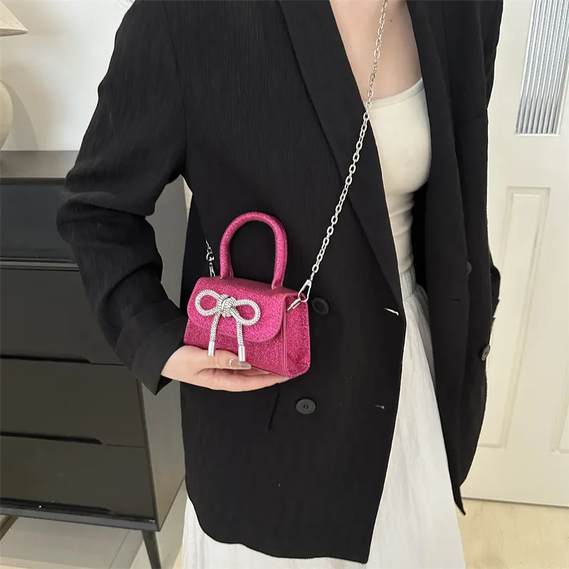 HCXK PC Crossbody Bag Shoulder Bag Regular Women's White Silver Black/Rose Red/Green-22