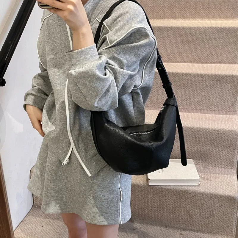 HCXK PU Dumpling Bag Shoulder Bag Women's Multicolor-16