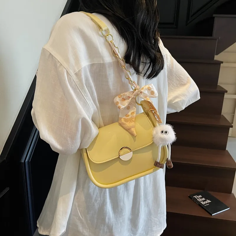 HCXK PU One Shoulder Handbag Women's Multicolor-17
