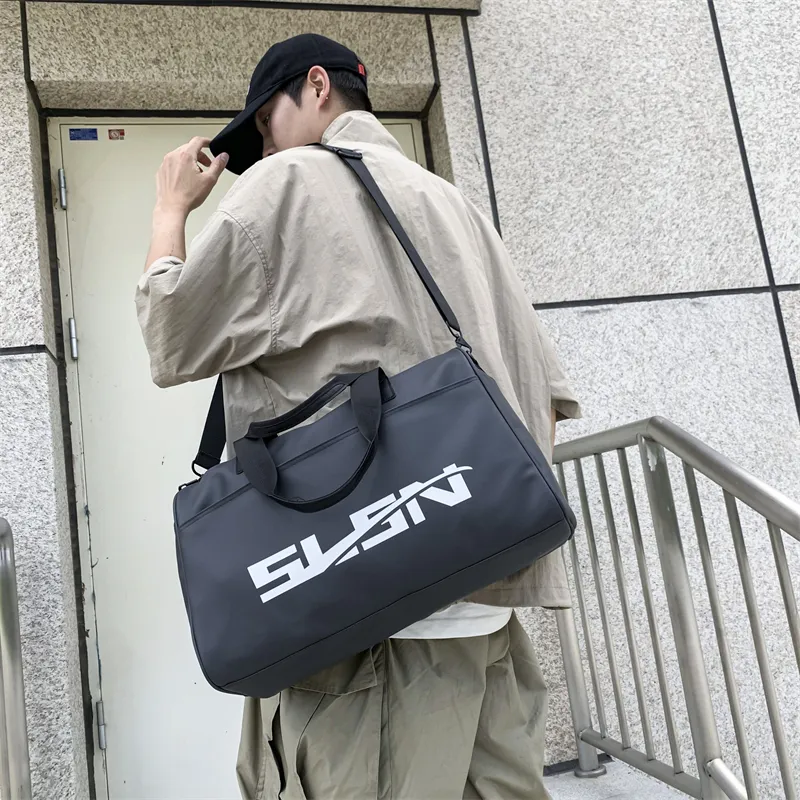 HCXK High quality Fabric Travel Bag Men's Multicolor-6