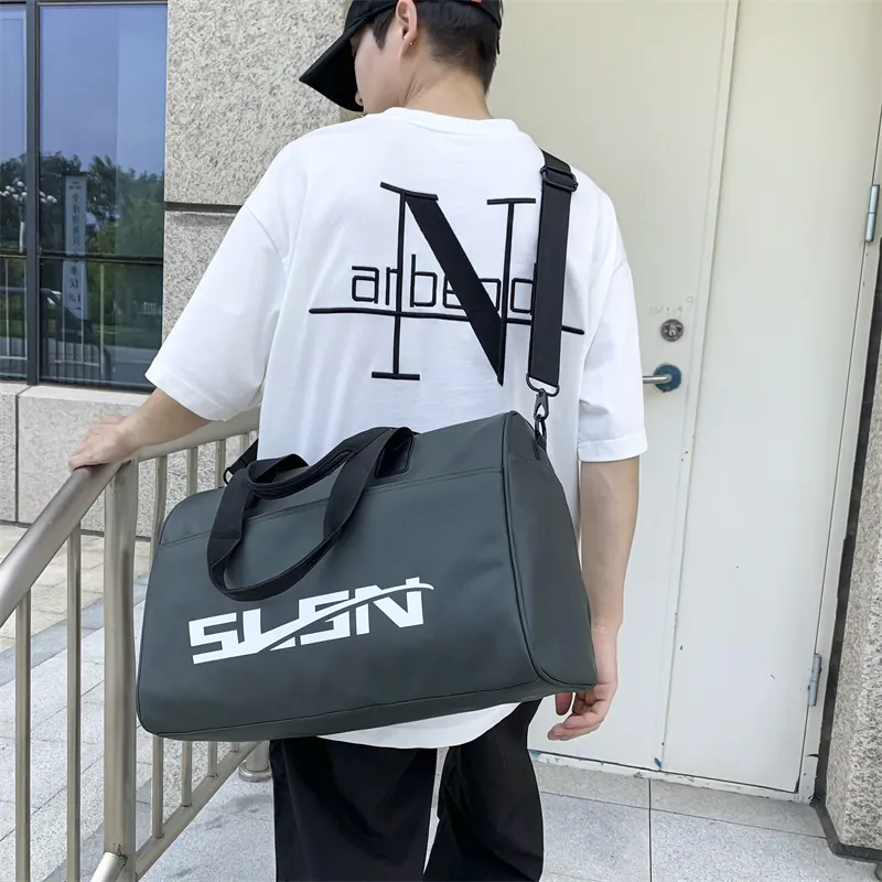 HCXK High quality Fabric Travel Bag Men's Multicolor-13