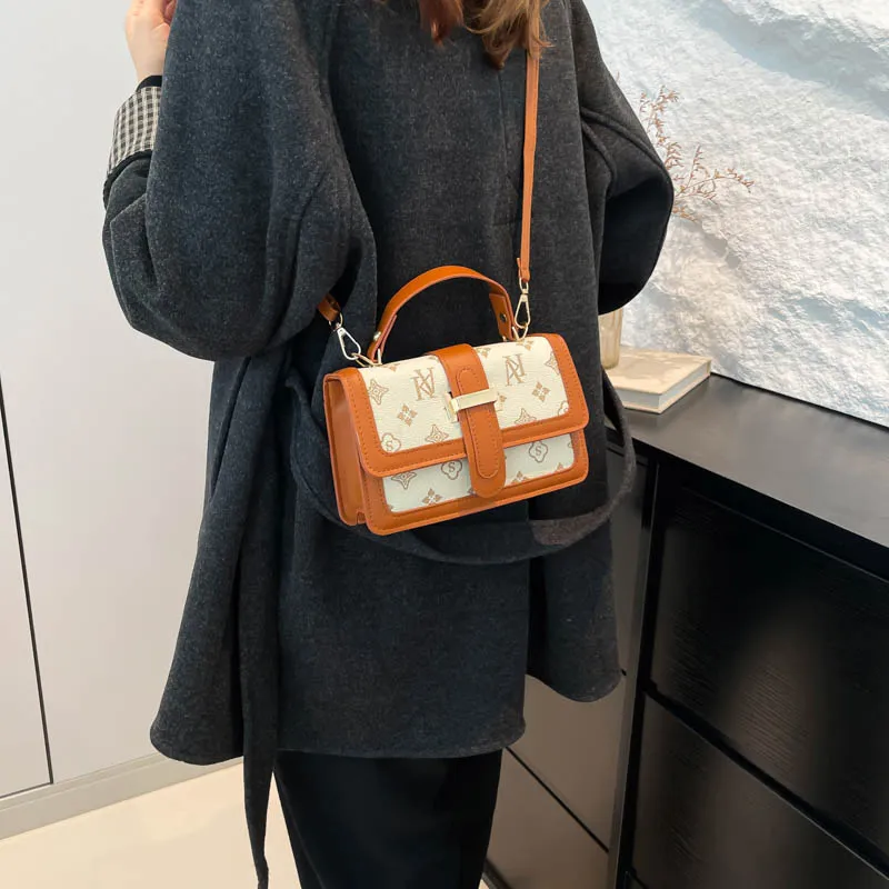 HCXK PU Handbag Shoulder Bag Crossbody Bag Women's White/Black/Coffee/Brown-5