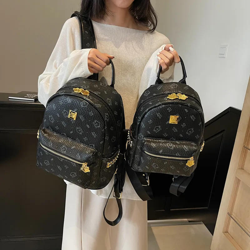 HCXK PU Backpacks Backpack Regular Women's Multicolor-13