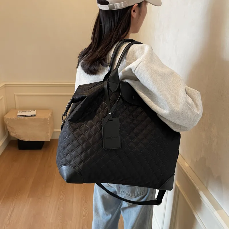 HCXK Fabric Short Trip Bag Lightweight Storage Travel Bag Gym Bag Handbag Regular Unisex Multicolor-11