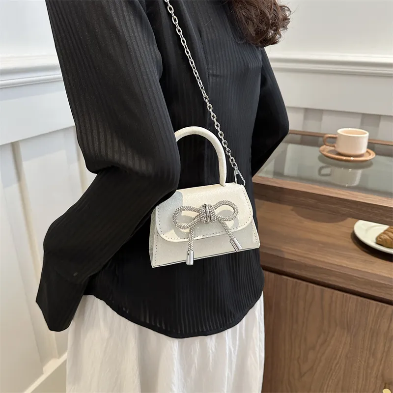 HCXK PC Crossbody Bag Shoulder Bag Regular Women's White Silver Black/Rose Red/Green-3