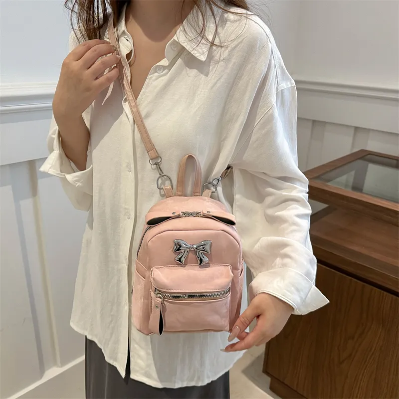 HCXK PU Backpack Women's Multicolor-4