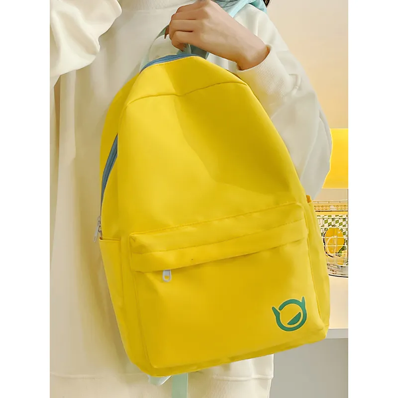 HCXK Nylon Backpack Unisex Yellow/Blue-5