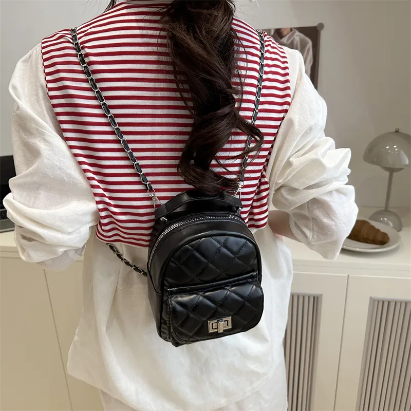 HCXK PU Backpack Women's Multicolor-4