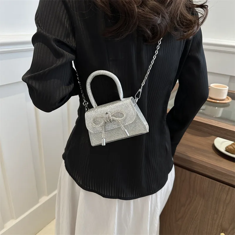 HCXK PC Crossbody Bag Shoulder Bag Regular Women's White Silver Black/Rose Red/Green-11