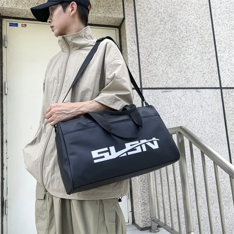 HCXK High quality Fabric Travel Bag Men's Multicolor-2