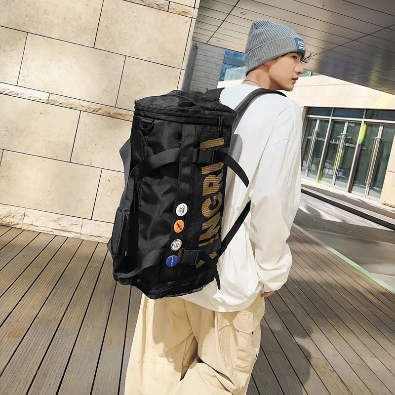 HCXK Nylon Travel Bag Unisex Multicolor-4