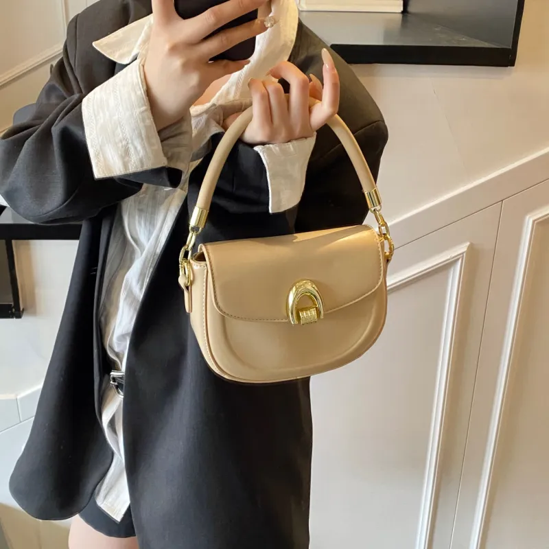 HCXK PU Saddle Bag, Shoulder Bag, Crossbody Bag, Handbag Women's Multicolor-16