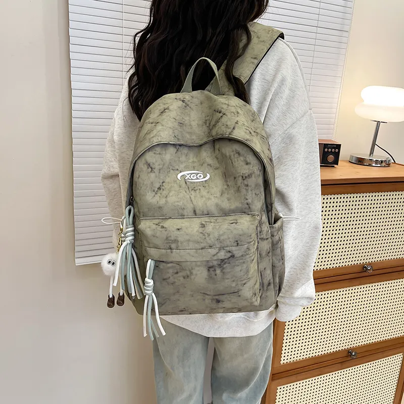 HCXK Nylon Backpack Unisex Multicolor-10