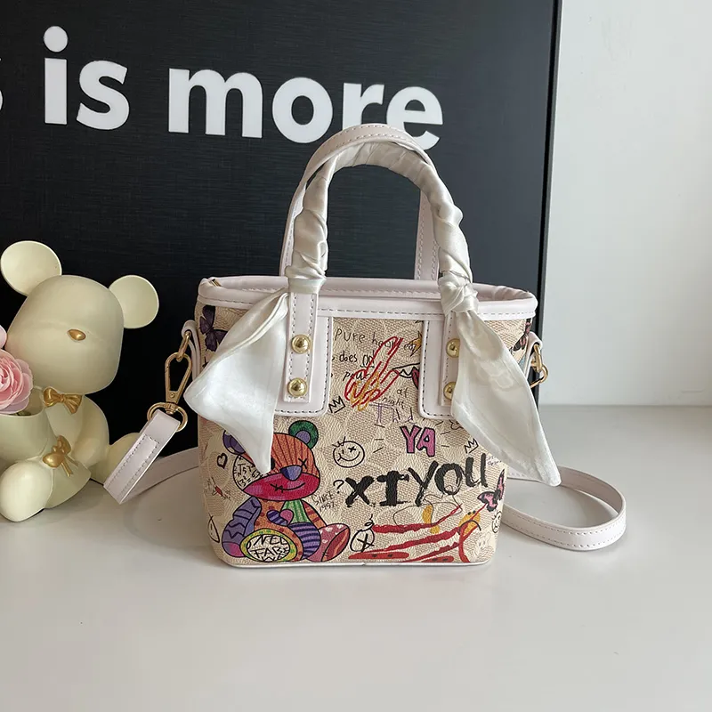 HCXK PU Fashion Versatile Handheld Basket Bag Crossbody Bag Handbag Regular Women's Multicolor-6