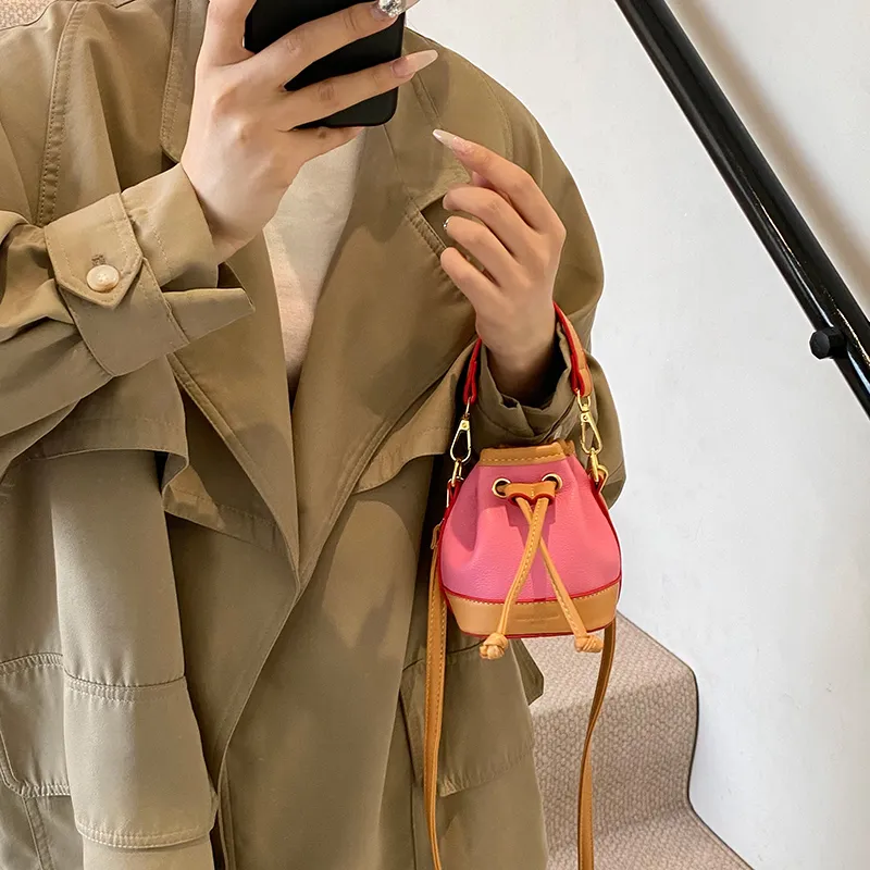 HCXK PU Bucket Bags Handbags Women's Multicolor-36