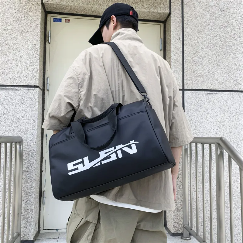HCXK High quality Fabric Travel Bag Men's Multicolor-3