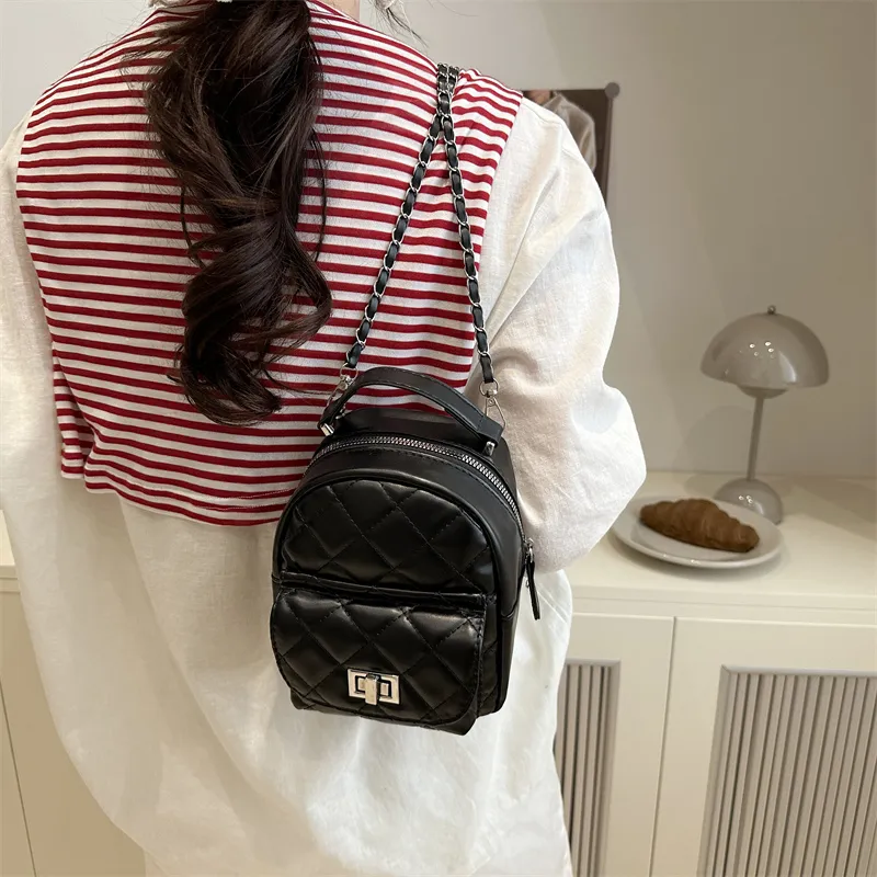 HCXK PU Backpack Women's Multicolor-2