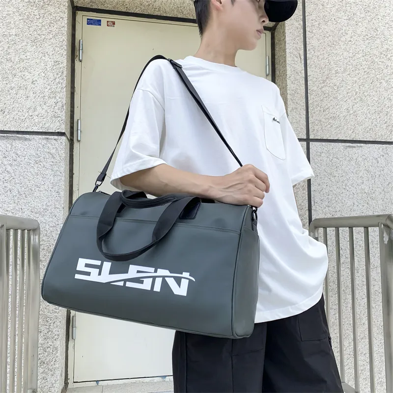 HCXK High quality Fabric Travel Bag Men's Multicolor-11