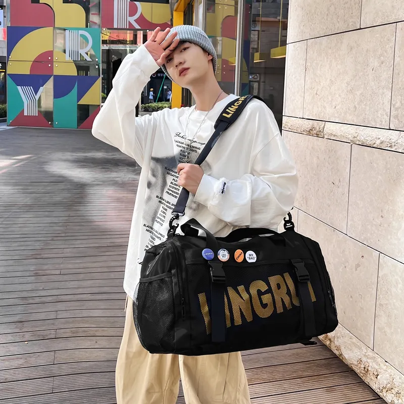 HCXK Nylon Travel Bag Unisex Multicolor-5
