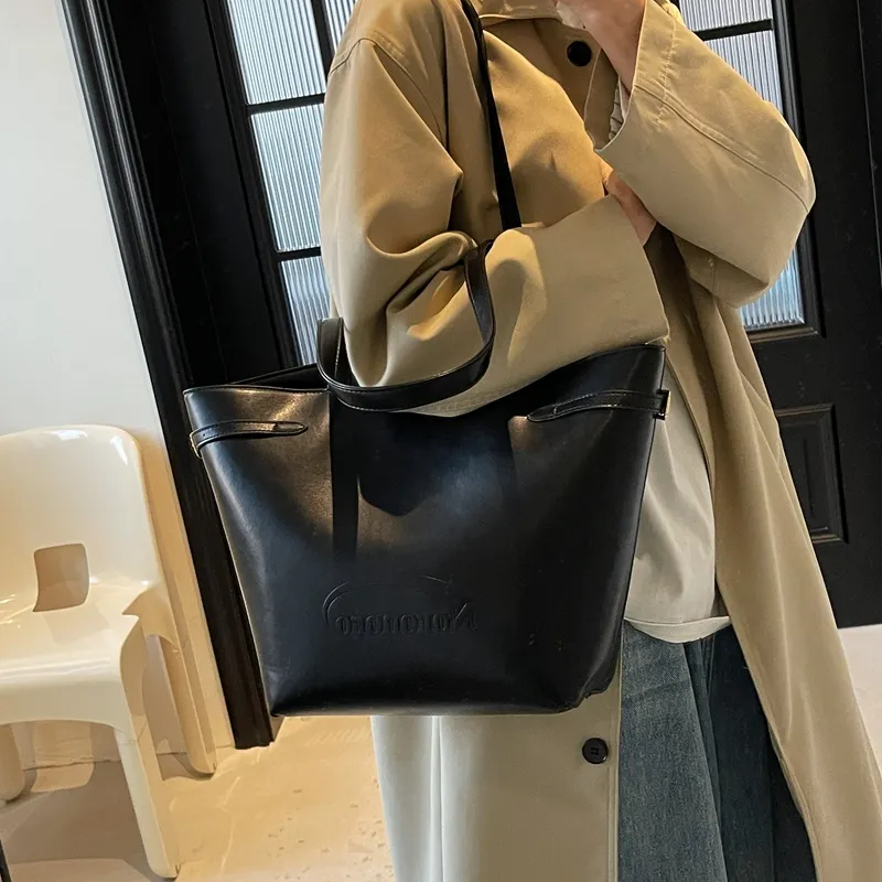 HCXK PU Trendy Fashion Korea Tote Preppy Style Shoulder Bag Regular Women's Multicolor-14