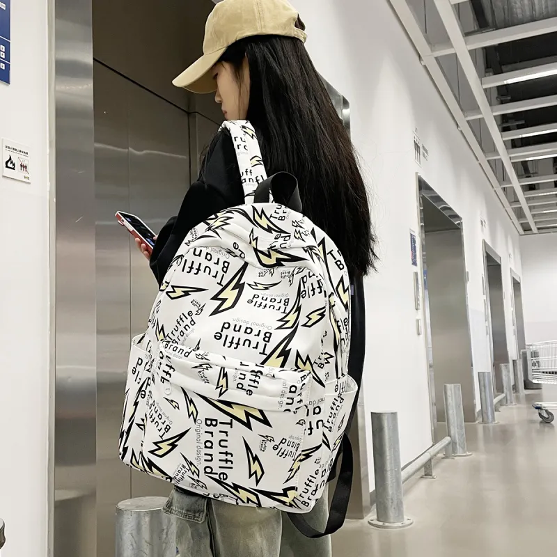 HCXK Nylon Backpack Regular Unisex Multicolor-7