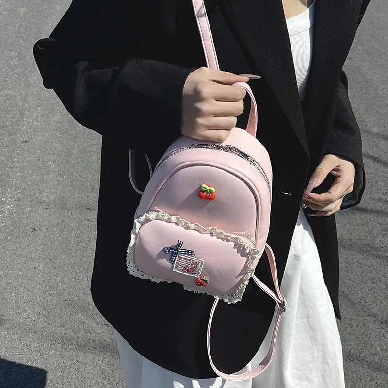 HCXK PU Backpack Women's Multicolor-2