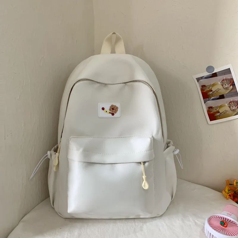 HCXK Nylon Backpack Unisex White/Pink/Black/Blue/Yellow-19