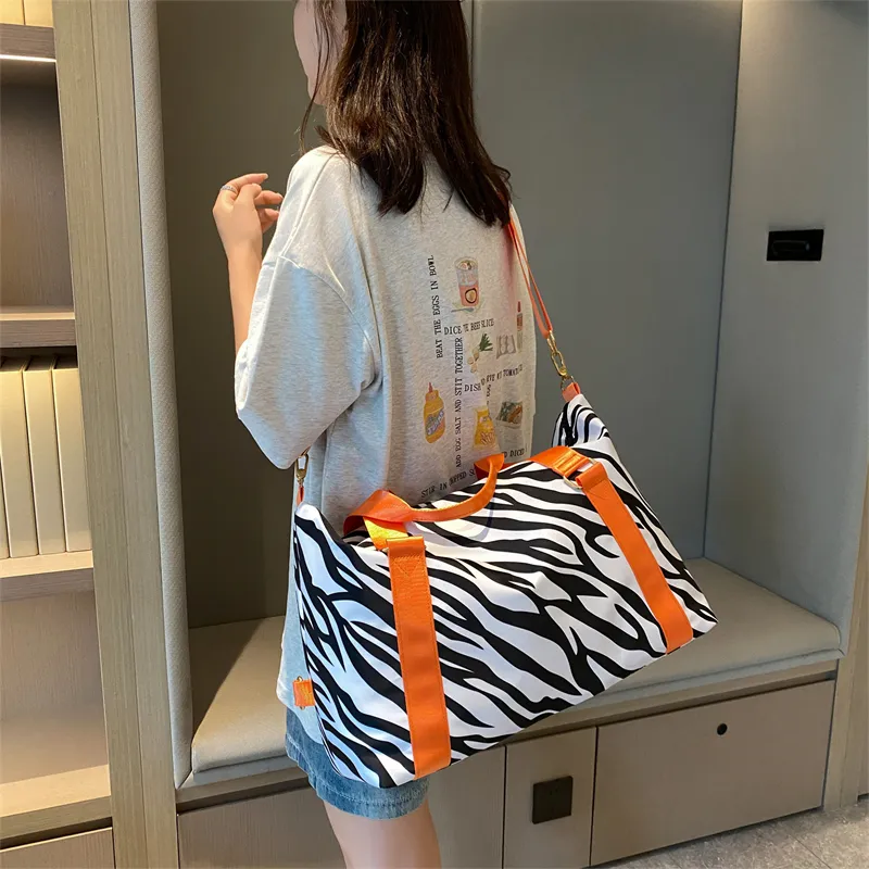 HCXK Oxford One Shoulder Travel Bag Unisex Multicolor-17