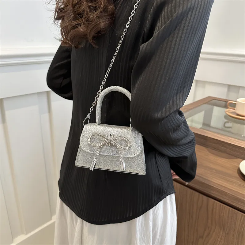 HCXK PC Crossbody Bag Shoulder Bag Regular Women's White Silver Black/Rose Red/Green-8