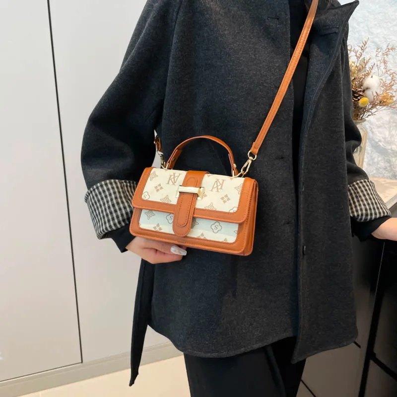 HCXK PU Handbag Shoulder Bag Crossbody Bag Women's White/Black/Coffee/Brown-3