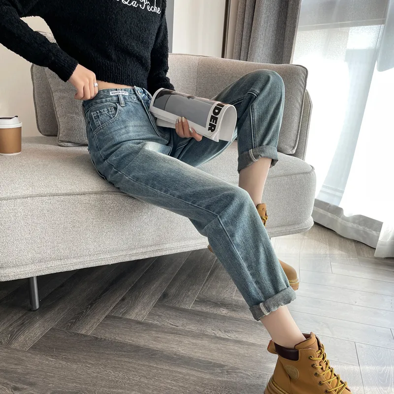 EOFO Jeans Women's Blue-3