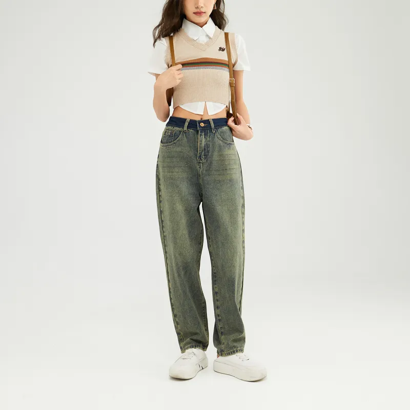 EOFO Jeans Women's Dodger Blue-2